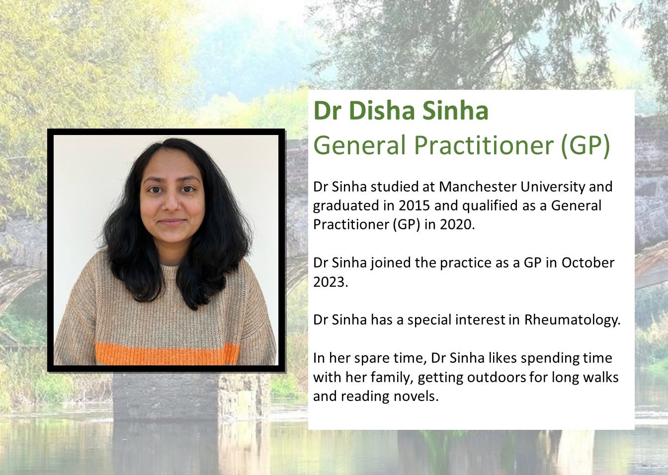 Dr Sinha
